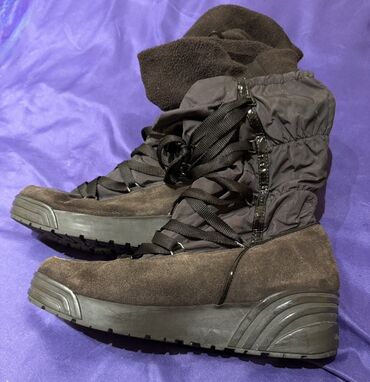 домашние женские тапочки балетки: Qadın qış botları - Rəng: qara/qəhvəyi tonlarda - Material: aşağı