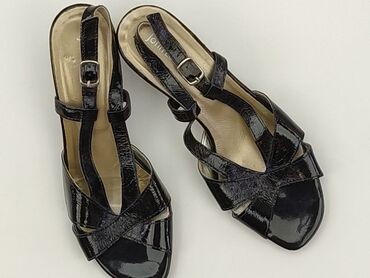 legginsy damskie ciążowe: Sandals for women, 39, condition - Good