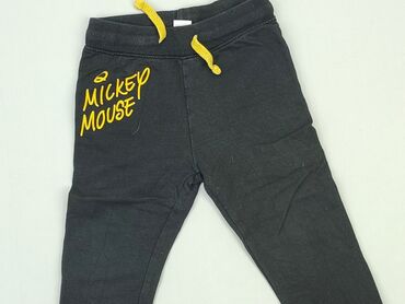 body chłopięce długi rękaw: Sweatpants, Disney, 1.5-2 years, 92, condition - Very good