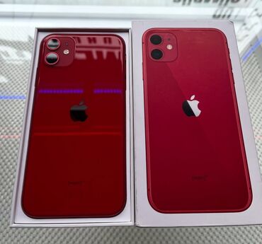 Kompüter, noutbuk və planşetlər: IPhone 11, 128 GB, Qırmızı, Face ID
