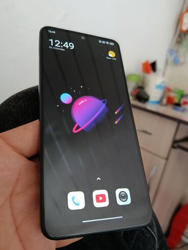 музыка на машину: Redmi, Redmi Note 12, Б/у, 128 ГБ, цвет - Черный, 2 SIM