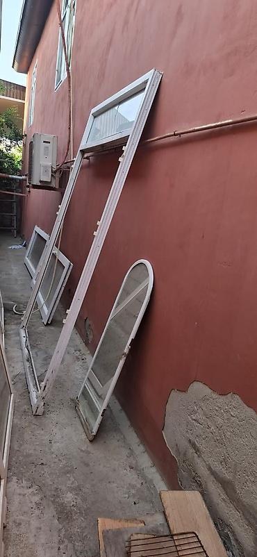ev gulleri ve adları: Plastik (PVC) pəncərə və qapı çərçivələri – komplekt şüşəli - — 1