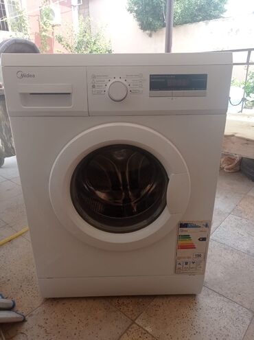 masin ucun soyuducu: Paltaryuyan maşın Midea, 6 kq, İşlənmiş, Avtomat, Qurutma var, Kredit yoxdur, Ödənişli çatdırılma