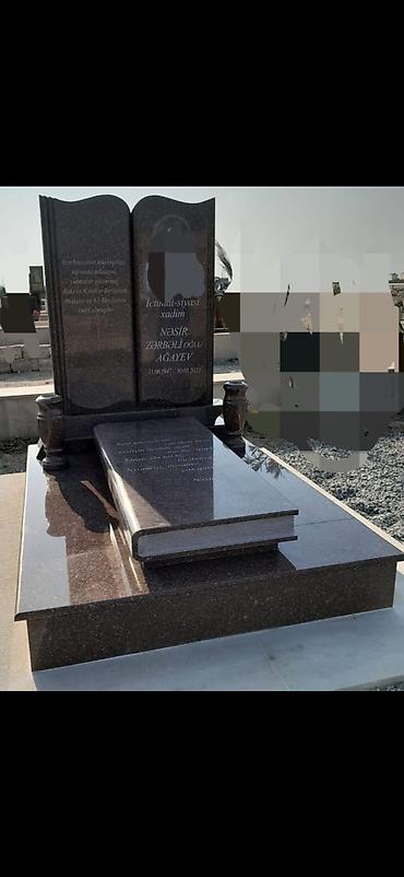 Başqa xidmətlər: Qara və ağ mərmər/granitdən qəbirüstü abidələrin hazırlanması xidməti — 7