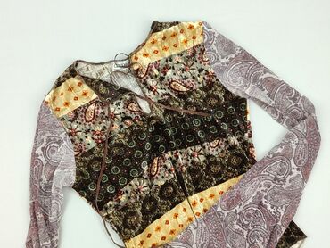 bluzki boho plus size: Women's blouse, size S