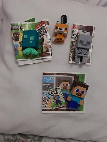 Oyuncaq fiqurlar: Minecraft kinderjoy figure 1 eded 4 azn -4 ədədini birdən alana — 1