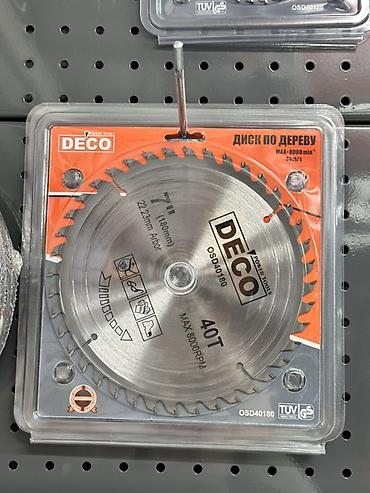 Пильный диск по дереву DECO OSD40180 - Назначение: распил древесины