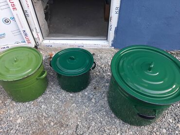 Tava-qazan dəstləri: Tava, Qazan, rəng - Boz, Alüminium, Rusiya — 10