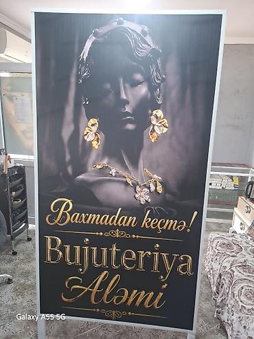 led reklam: İkiüzlü reklam stendi – “Bujuteriya Aləmi”işlənməyib bize uygun — 2