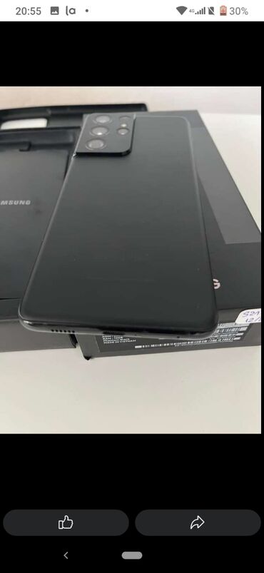 Samsung: Samsung Galaxy S21 Ultra, 16 GB, bоја - Crna, Broken phone, Sa tastaturom, Dual SIM — 6