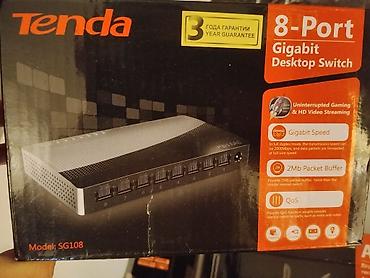 Модемдер жана тармак жабдуулары: Гигабитный коммутатор Tenda SG108 (Desktop Switch) работал всего месяц — 2