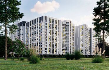 недостроенные дома в бишкеке: 2 комнаты, 89 м², Элитка, 3 этаж