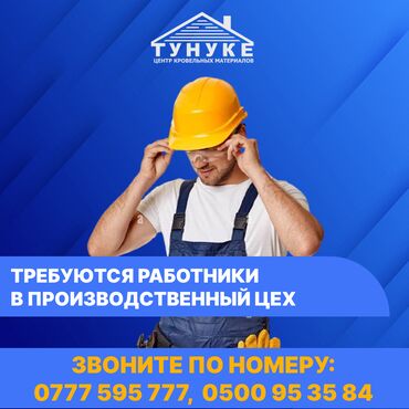 работа диспетчером в сша удаленно бишкек: Требуется Разнорабочий на производство, Оплата Ежемесячно, Без опыта