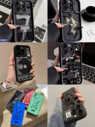 сумки для ноутбуков decoded: Стильные чехлы для iPhone с защитой камеры и яркими принтами