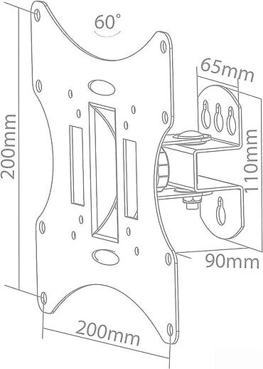 Aksesoari za TV i video: Zidni nosač za TV SCHWAIGER LWH 030 - Kompatibilan sa LED/LCD/Plasma — 8