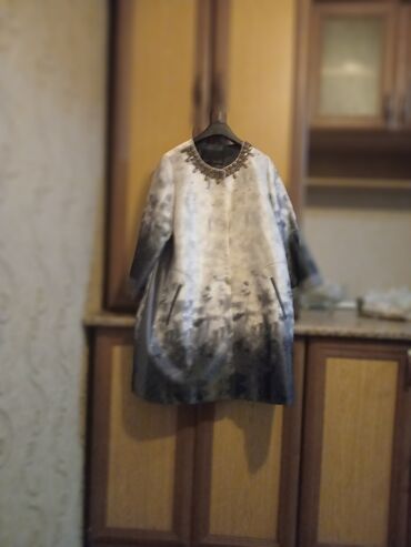 Köynək və bluzalar: Qadın üst geyimləri dəsti 1) Mavi bluz - Boş kəsim, rahat siluet - — 4