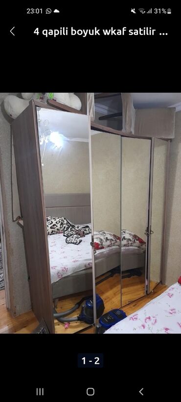 skaf dolab: Açılan, 4 qapılı Düz dolab, Qarderob, paltar dolabı