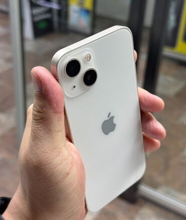 işləmiş qaz: IPhone 13, 128 GB, Ağ, Zəmanət, Simsiz şarj, Face ID