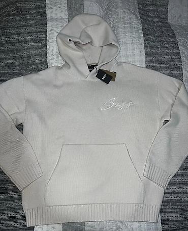 HUGO BOSS džemper 100% vuna vel. M NOVO Masivan i izuzetan džemper bež