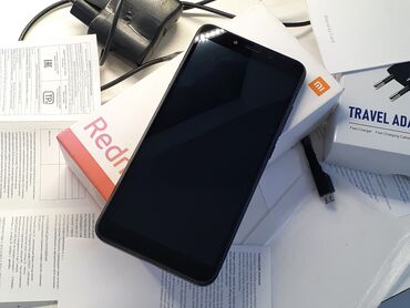 Redmi: Redmi 6, 64 GB, rəng - Qara, Düyməli, Sensor, Zəmanət — 5