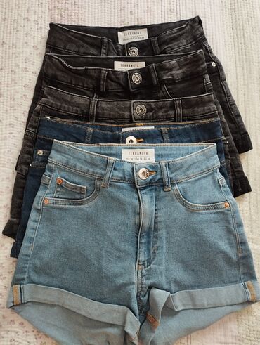 купить джинсовое платье турция большого размера: Повседневные шорты, Хлопок, Короткая модель, Турция, XS (EU 34)