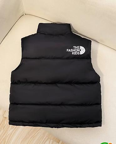Jiletlər: Uşaq üçün qara şişmə jilet - Brend yazısı: “THE FASHION KIDS” (ağ — 2