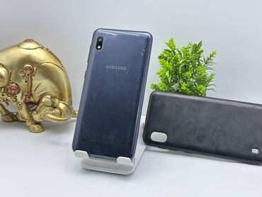 продажа сотовых телефонов бу: Samsung Galaxy A10, Б/у, 32 ГБ, цвет - Синий, 2 SIM