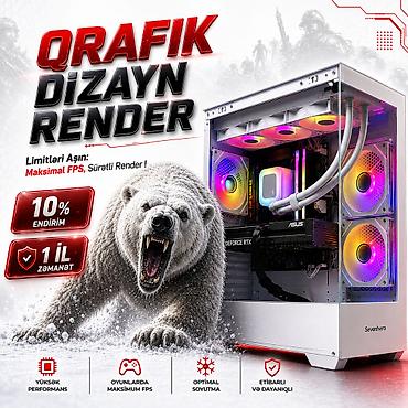 Masaüstü kompüterlər və iş stansiyaları: Masaustu komputer . ➡️Gaming PC – | CORE i5 14400F 4.70 GHZ | RTX — 1