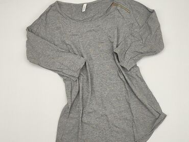 szara bluzki oversize: Блуза жіноча, Diverse, L, стан - Ідеальний