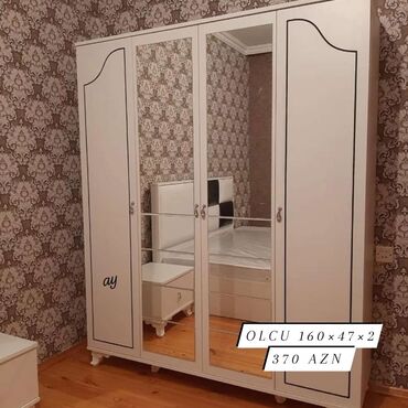 güzgülü dolab: *dolab* 📌Yeni sifarisle hazirlanir . 📌Olcu 160×47*2 . 🌈Reng secimi