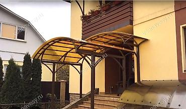 Навесы: Навес, Арочный, Металл, Поликарбонат — 16