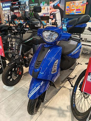 zigzag one 50cc blue: ZigZag elektrik skuter – şəhərdaxili rahat və səmərəli hərəkət üçün — 4