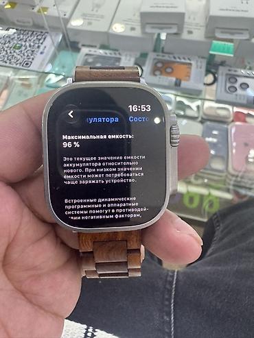 Акылдуу сааттар: Apple Watch Ultra 2 с прямоугольным дисплеем и титановым оттенком — 5