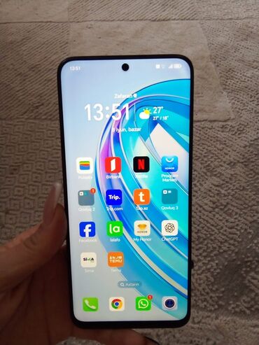 telefonları: Honor X8b, 128 GB, rəng - Qara, İki sim kartlı