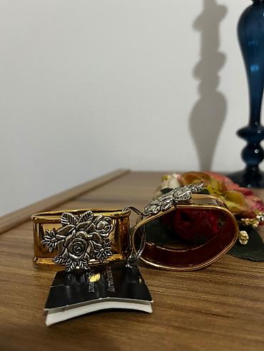 uzuk qabı: Gümüş detallı salfet üzükləri – Premium Quality Silver Product - — 2