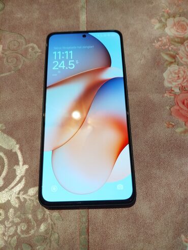 iphone telefonları: Xiaomi Redmi Note 13, 128 GB, rəng - Qara, 
 Barmaq izi