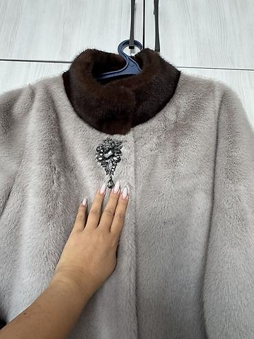 шуба: Шуба, Альпака, Длинная модель, 2XL — 2