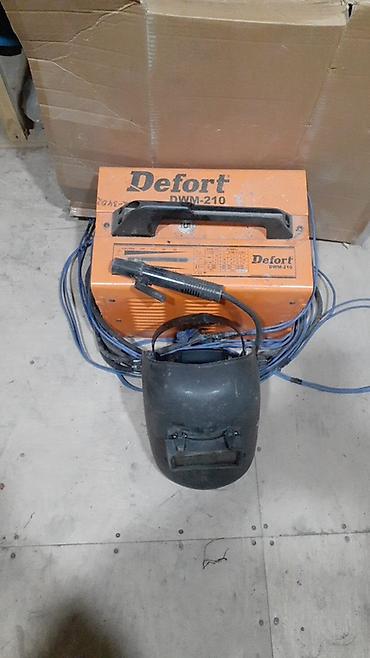 elektro svarka: Defort DWM-210 qaynaq aparatı Yenidi 1-2defe 20deq İşleyib Kaskasıda — 2
