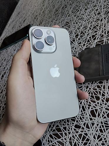 Apple iPhone: IPhone 15 Pro, 512 GB, Natural Titanium, Simsiz şarj, Face ID, Sənədlərlə — 3