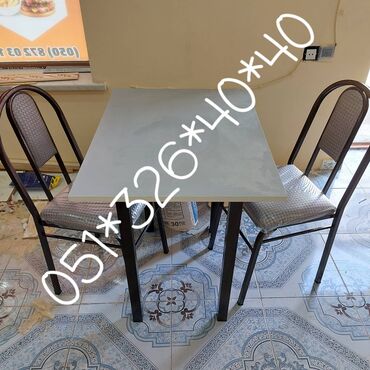 Masa və oturacaq dəstləri: Stol stul masa ve oturacaq destleri Tek-Tek ve Komplekt Wekilde — 26