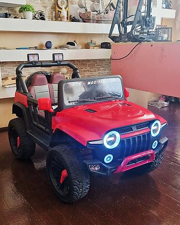 usaq masn: Uşaq üçün böyük elektrikli off-road tərzində 4x4 jeep satılır. Çox az — 4