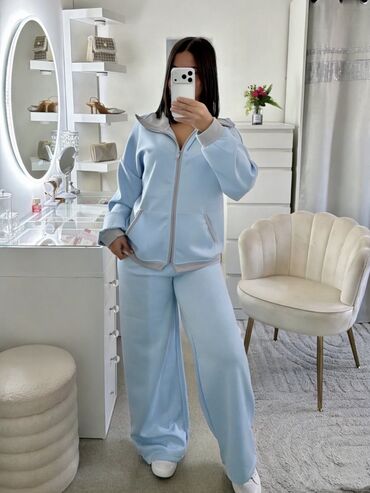 Gornji i donji deo: 💫Ženski komplet trenerke – dvoslojni pliš/futer izgled, udoban i — 9