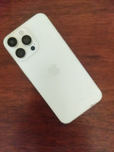 iphone 12 irsad: IPhone 15 Pro Max, 32 GB, White Titanium, Qırıq