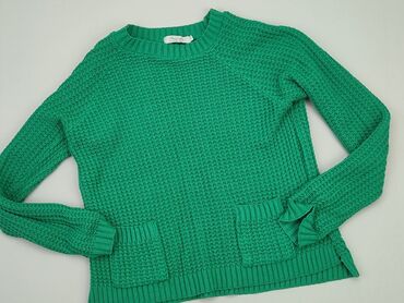zielone t shirty damskie: Sweter, L, stan - Bardzo dobry