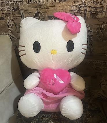 hello kitty: Hədiyyə Böyük ölçülü Hello Kitty plyuş oyuncaq. Yenidir - Rənglər: ağ — 1