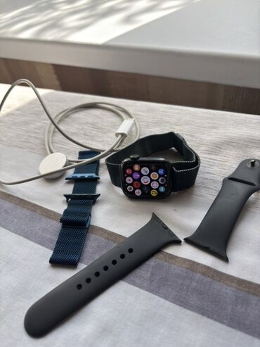 бу стралный: Срочно!! Apple Watch с комплектом аксессуаров Характеристики и