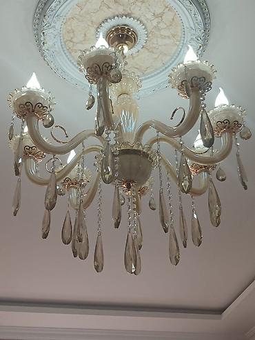 divar cırağı: Çılçıraq, 10 və daha çox lampa, Şüşə — 4