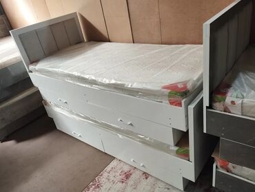 Односпальные кровати: Односпальная кровать, Новый, С матрасом, длина - 200 см — 5
