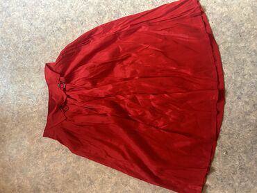пиджак красный: Костюм с юбкой, Модель юбки: Полусолнце, Миди, M (EU 38)