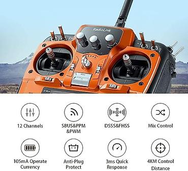 pult universal: Radiolink AT10 II Pult 2.4GHz Alıcı–Verici Set Kategoriya: Dron — 3